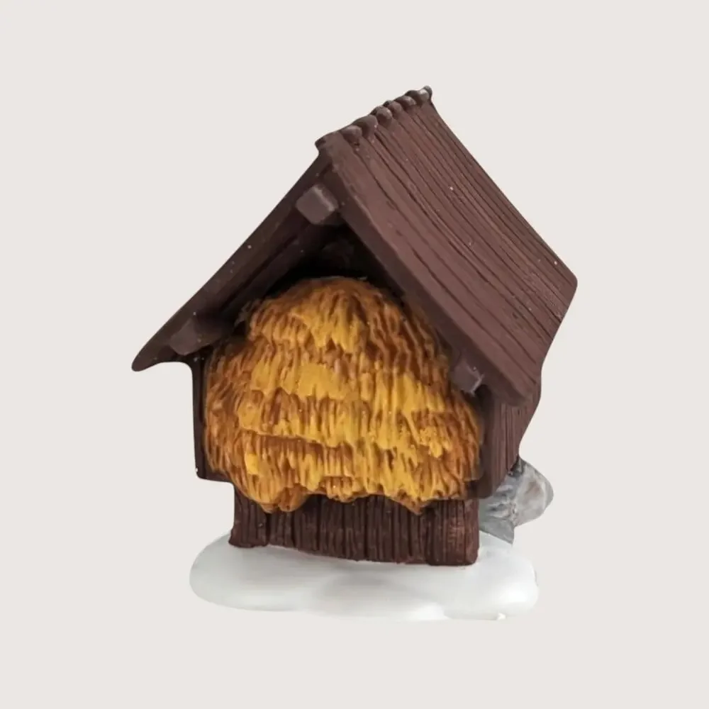 Vintage Dept. 56 Silo and Hay Shed Heritage Village Set